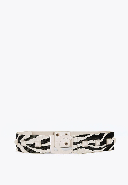 LS2406013-Ecru-Brown-Animal print elastic belt
