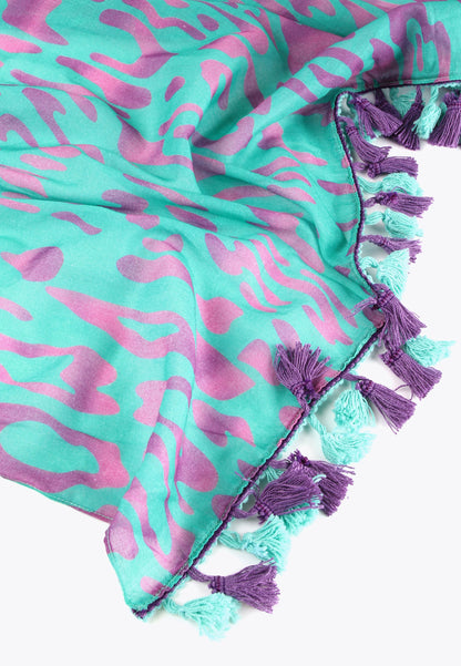 LS2413008-Blue-Lilac-Turquoise animal print pareo