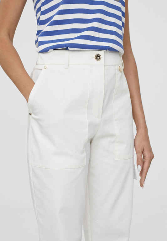 LS2414029-Off-White-Trousers with side pockets