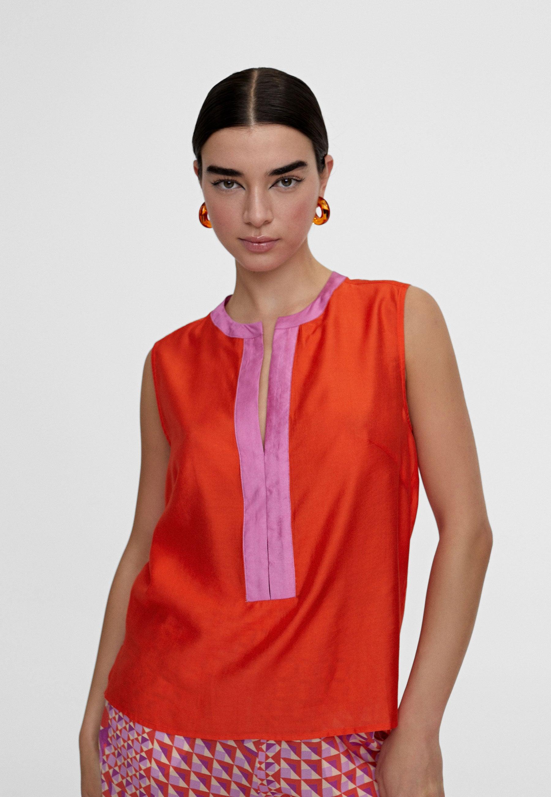 LS2415014-Orange-Lilac-Two-tone top with vents