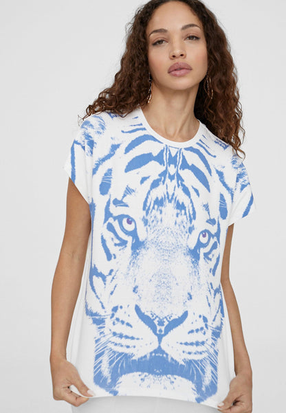 LS2415036-White-Black-T-shirt with tiger positioning