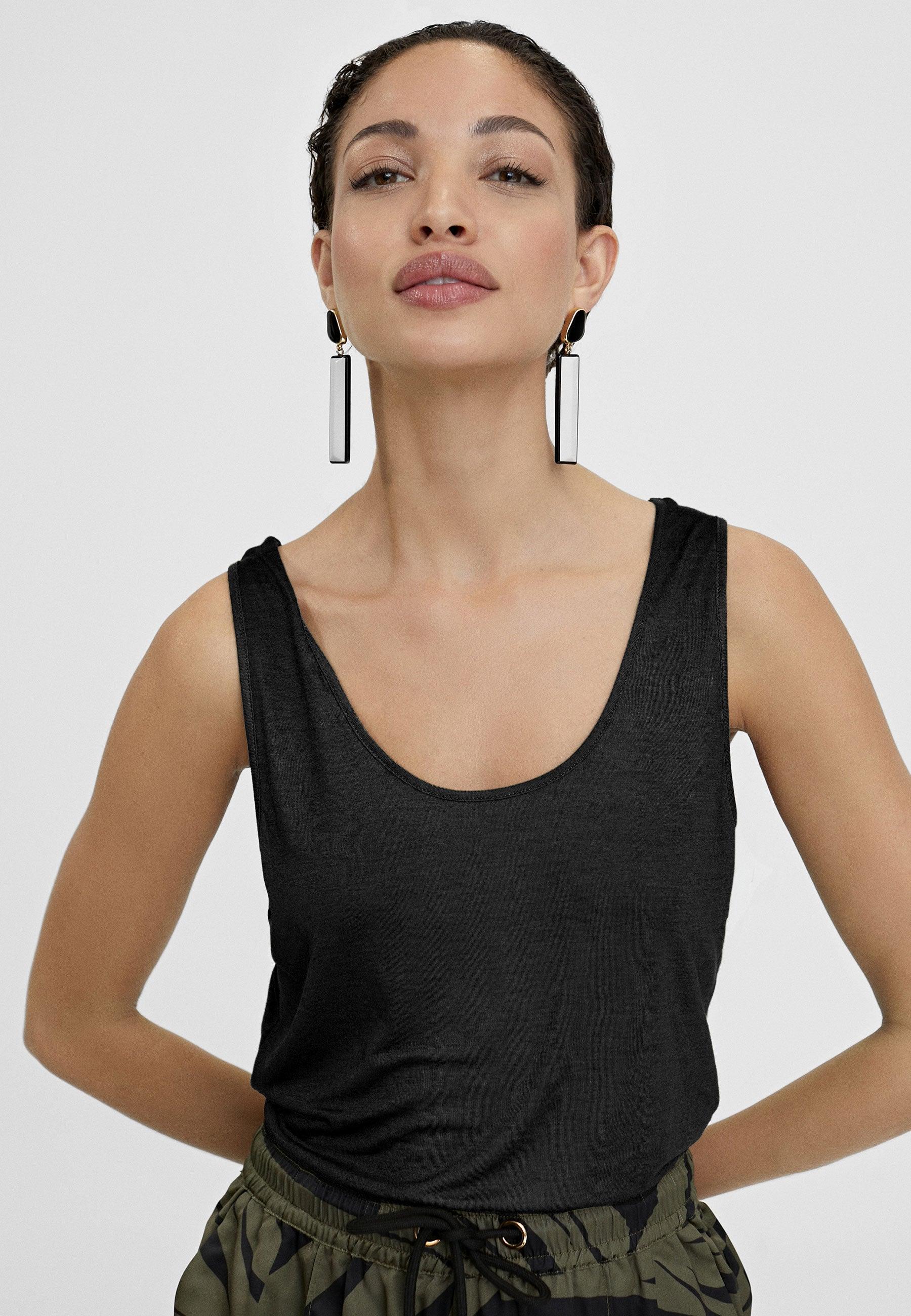 LS2415049-Black-Monochrome tank top