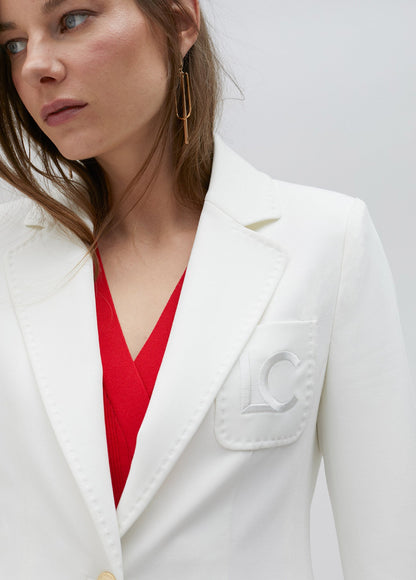 Embroidered blazer