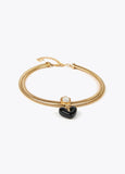 Gold-toned choker necklace