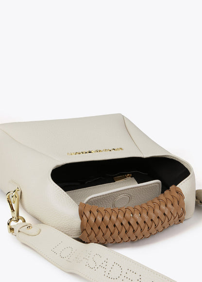 Crossbody bag with braided detail