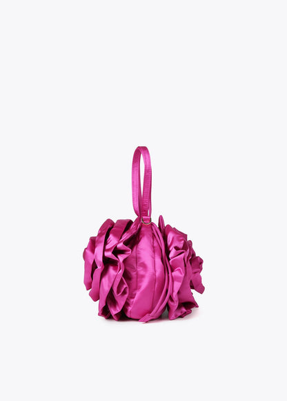 Satin flower bag