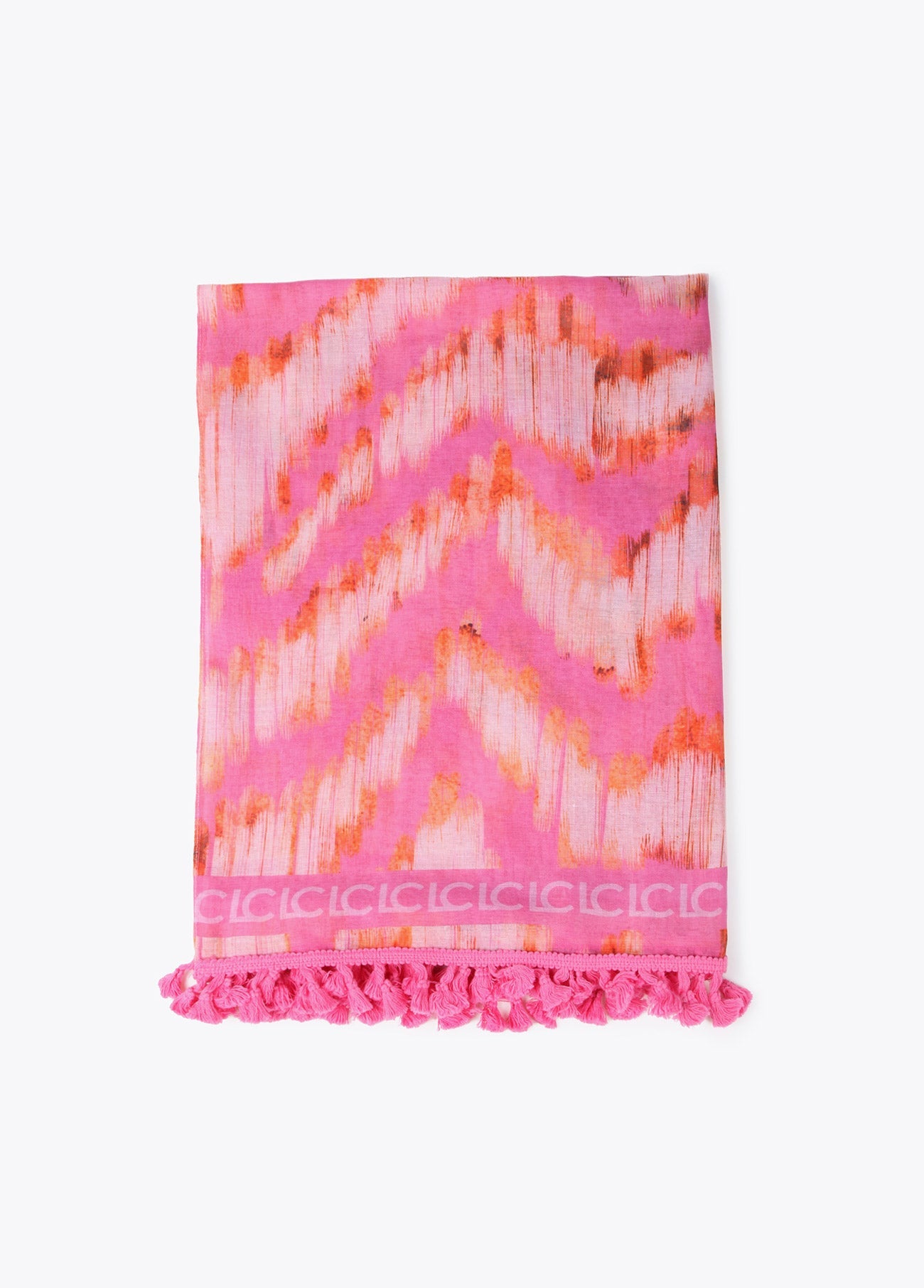 Pink zebra print wrap
