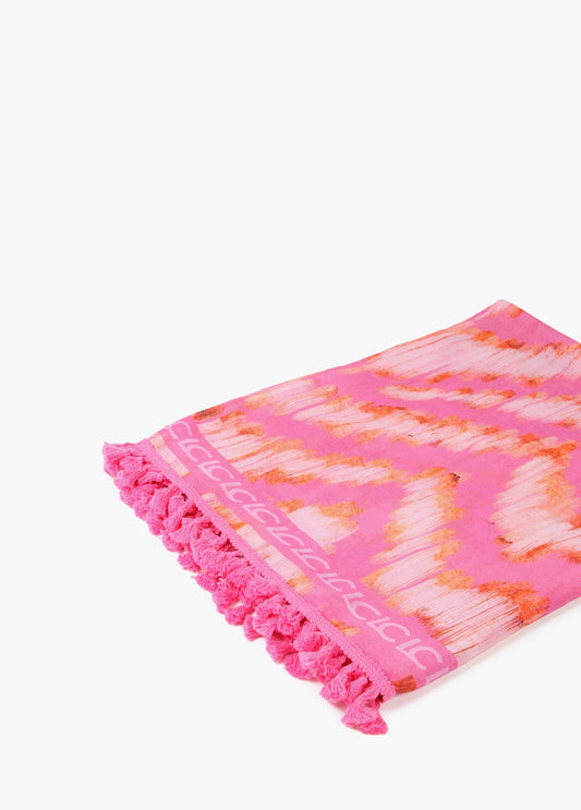 Pink zebra print wrap