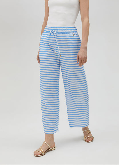 Striped trousers