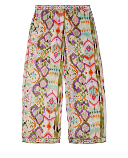 ls2514017-227-printed silk culottes-pink-blue