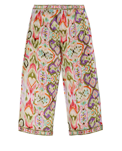 ls2514017-227-printed silk culottes-pink-blue