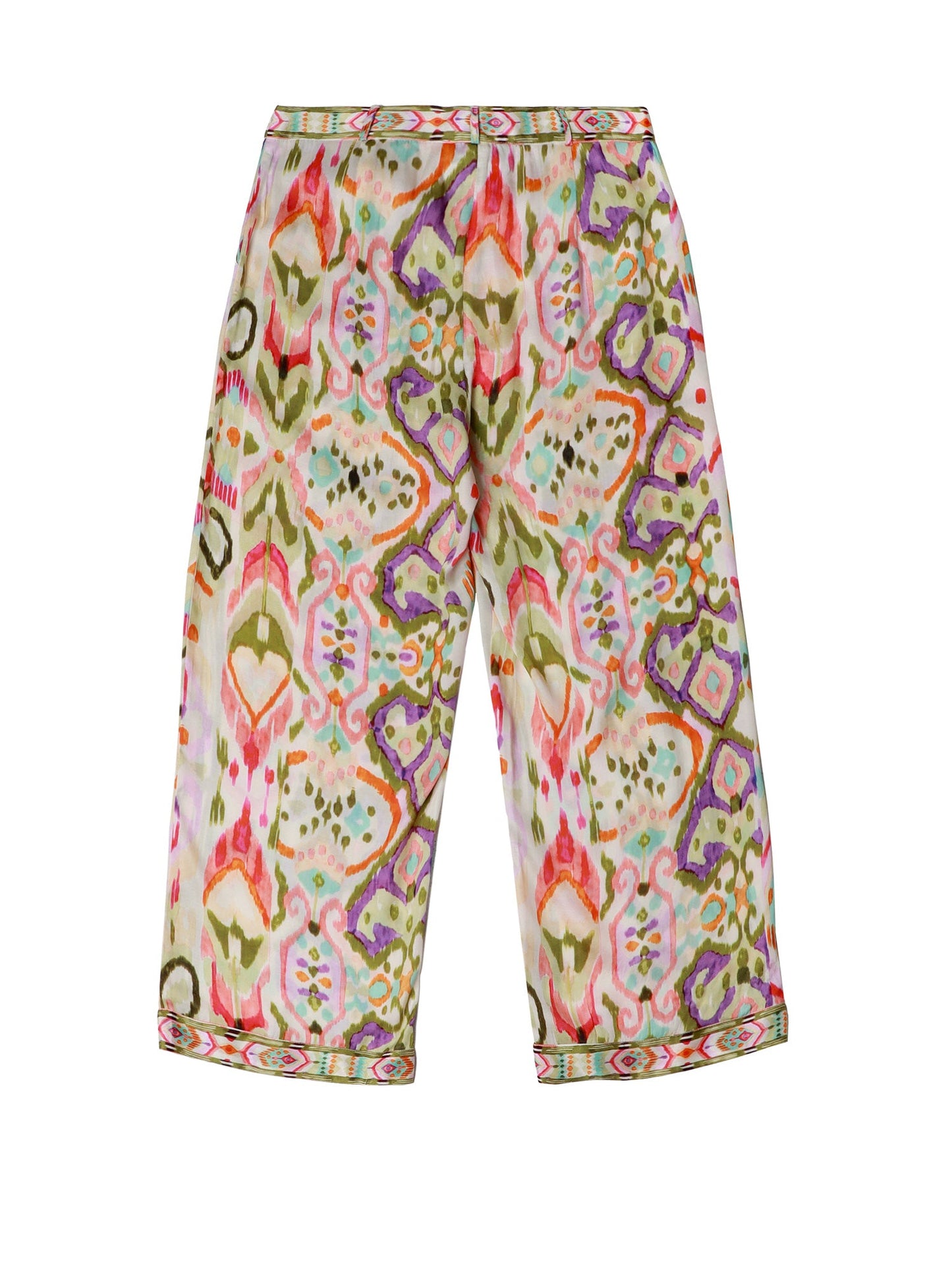 ls2514017-227-printed silk culottes-pink-blue