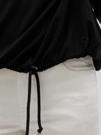 ls2515013-00n-short-sleeved studded t-shirt-black