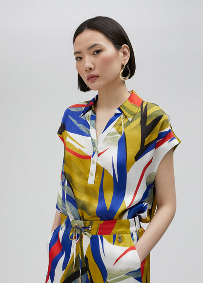 Tropical print shirt