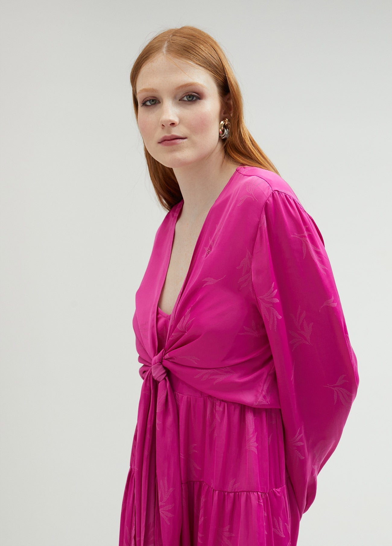 Bolero jacket with knot