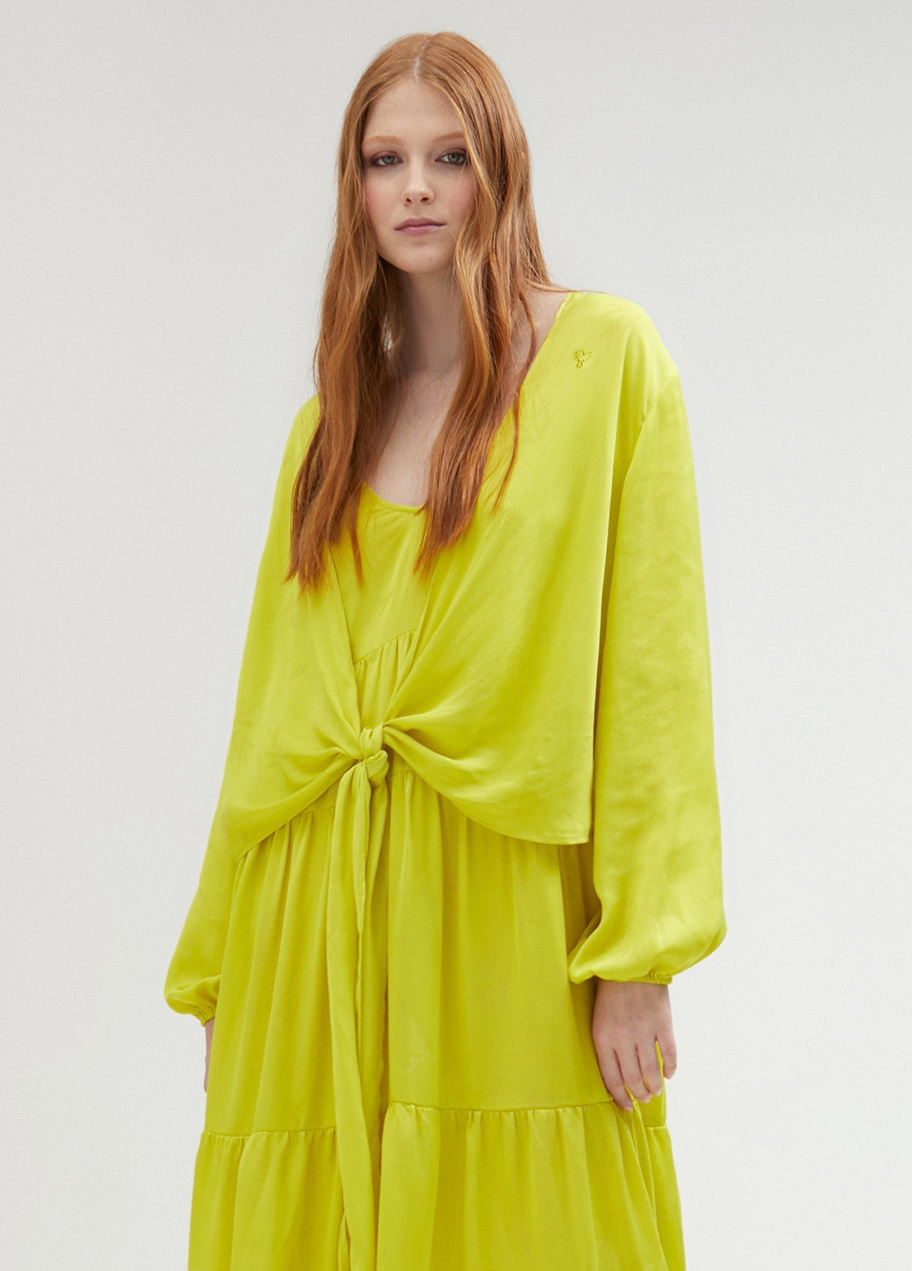 Bolero jacket with knot