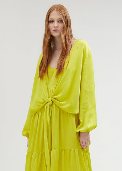 Bolero jacket with knot