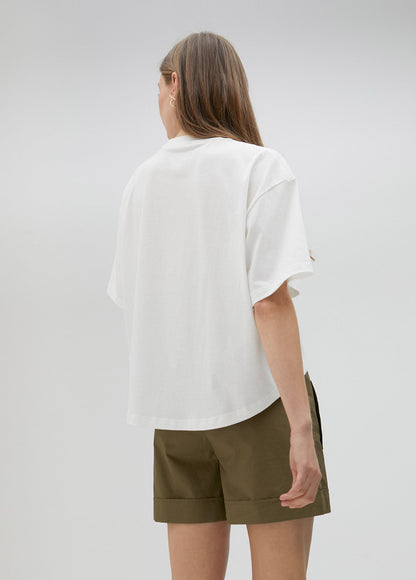 T-shirt with rhinestone detail