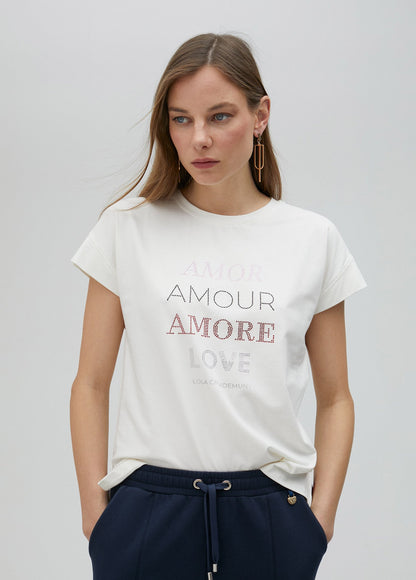 Short-sleeved Amore T-shirt