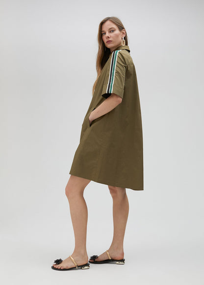 Midi shirt dress
