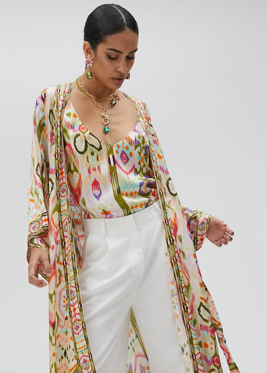 Kimono with kimono sleeves