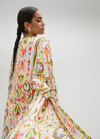 Kimono with kimono sleeves