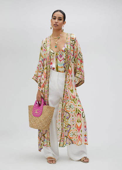 Kimono with kimono sleeves