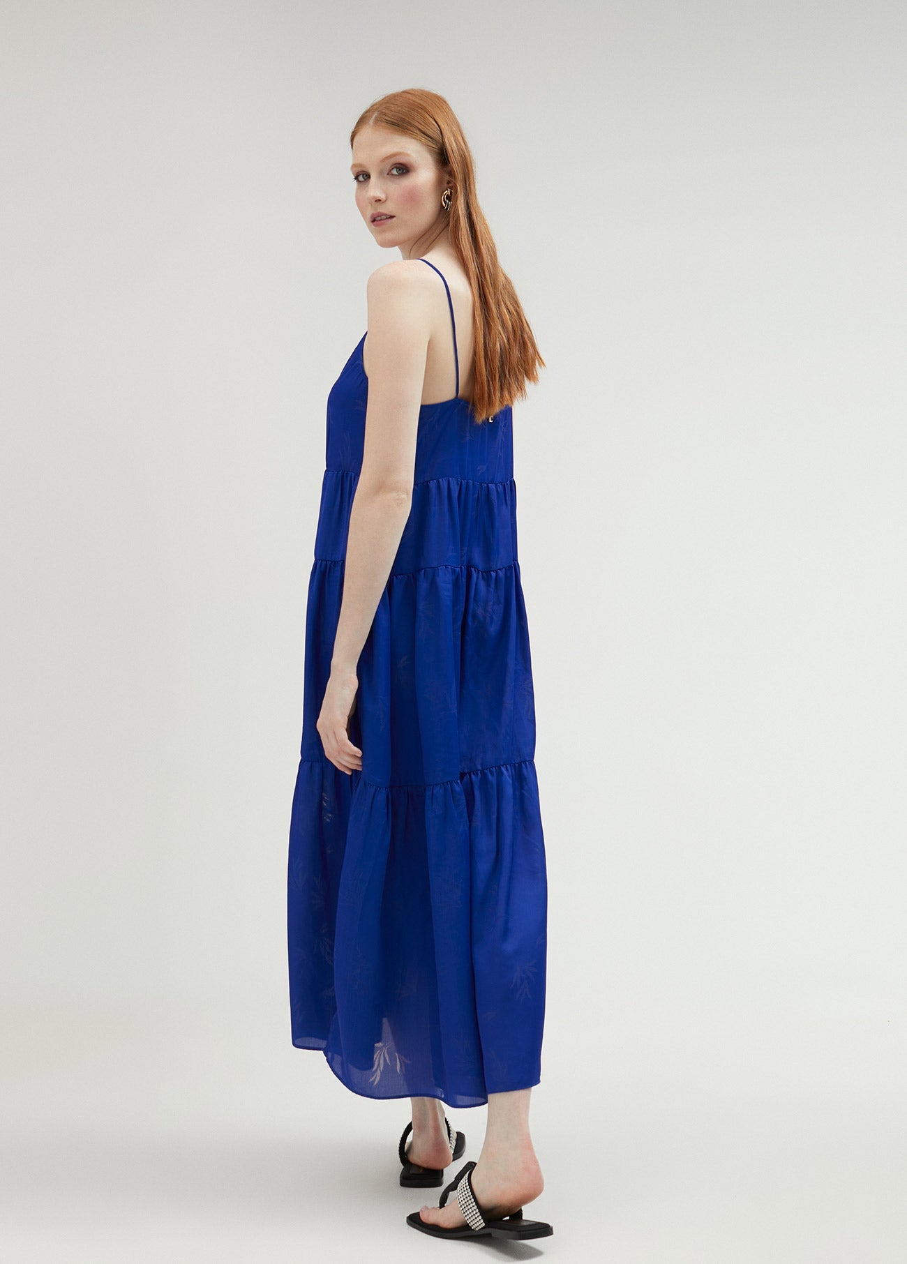 Ruffled strappy dress