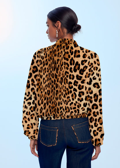 Satin Printed Bomber