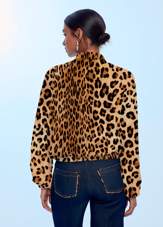 Satin Printed Bomber