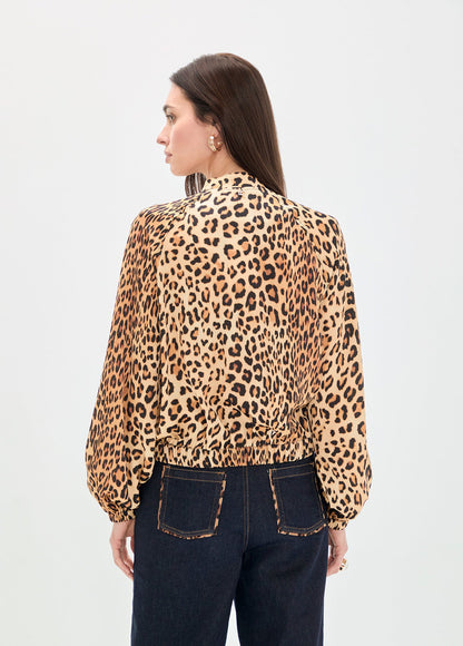 Satin Printed Bomber