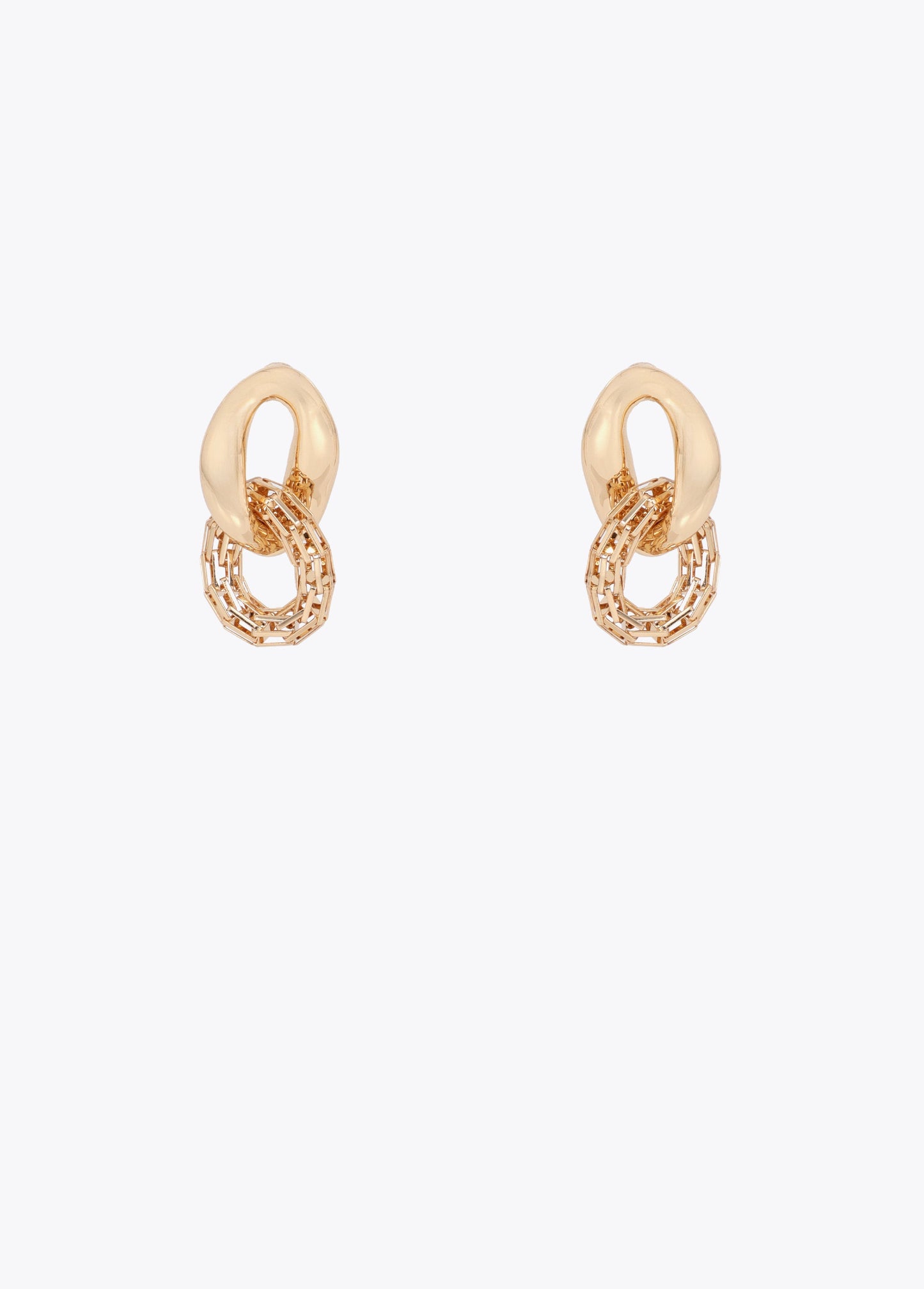 Metal Link Combination Earrings