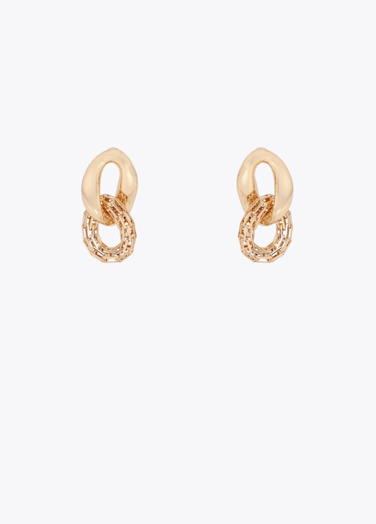 Metal Link Combination Earrings