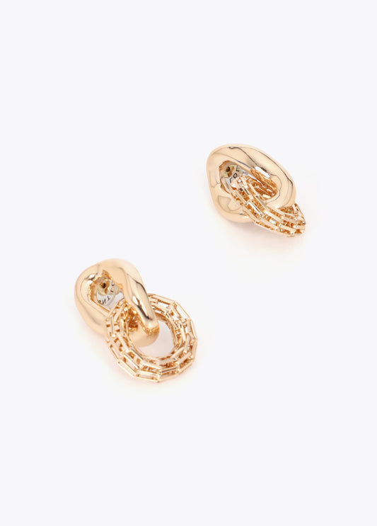 Metal Link Combination Earrings