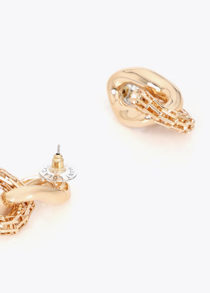 Metal Link Combination Earrings