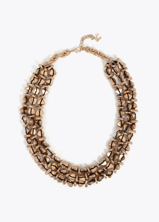 Multi-Strand Beaded Necklace