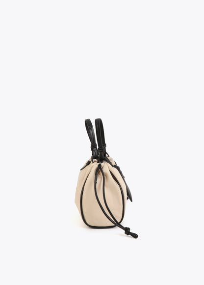 Mini shopper combined nylon and PU
