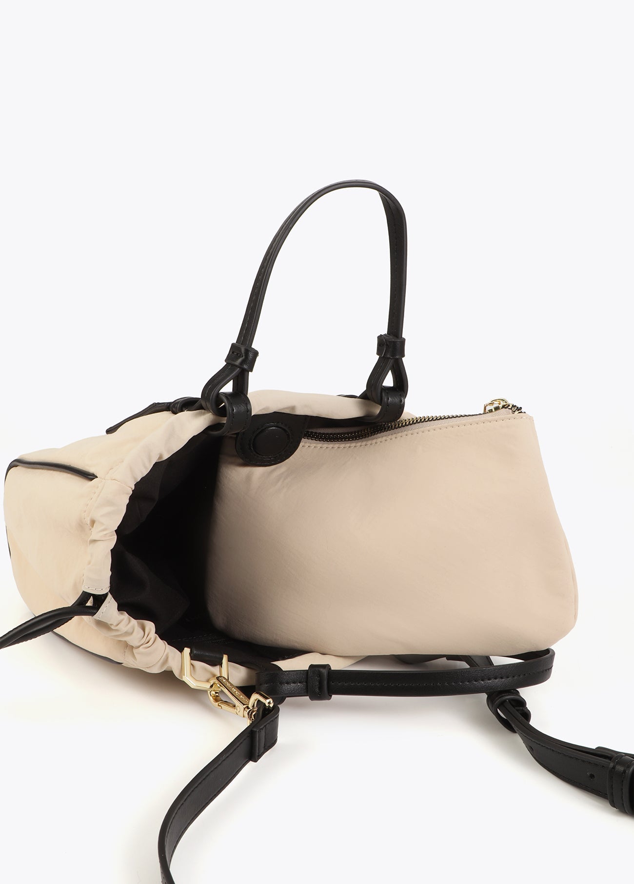 Mini shopper combined nylon and PU