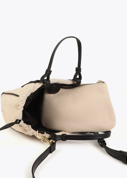 Mini shopper combined nylon and PU