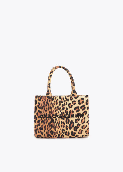 Leopard Print Mini Shopper