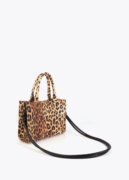 Leopard Print Mini Shopper