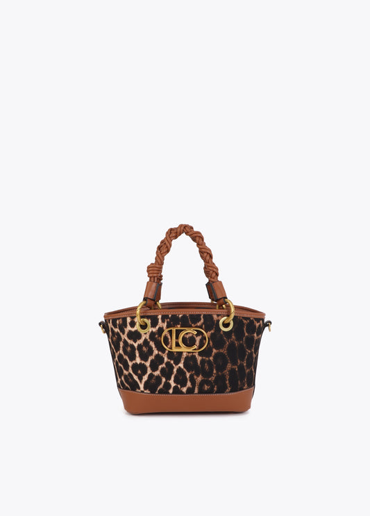Mini Leopard Effect Tote