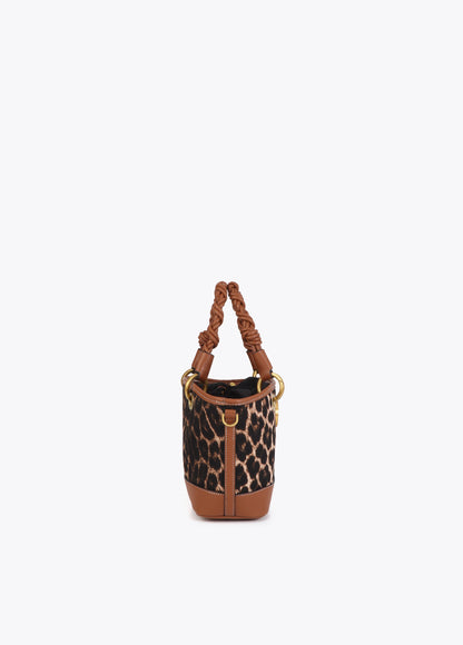 Mini Leopard Effect Tote