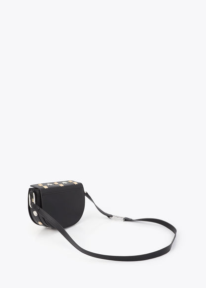 Banana bag with gold and silver studs