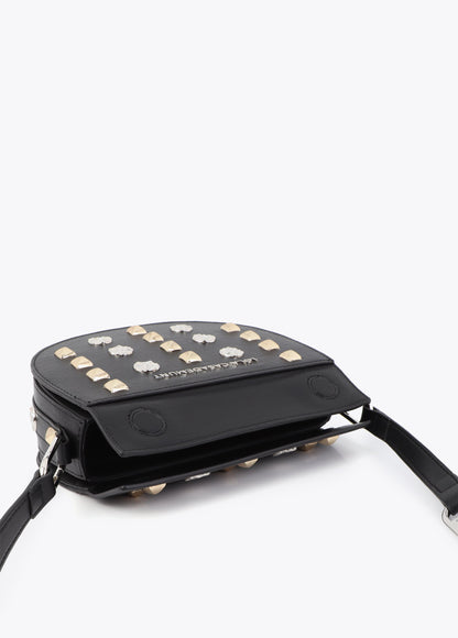 Banana bag with gold and silver studs