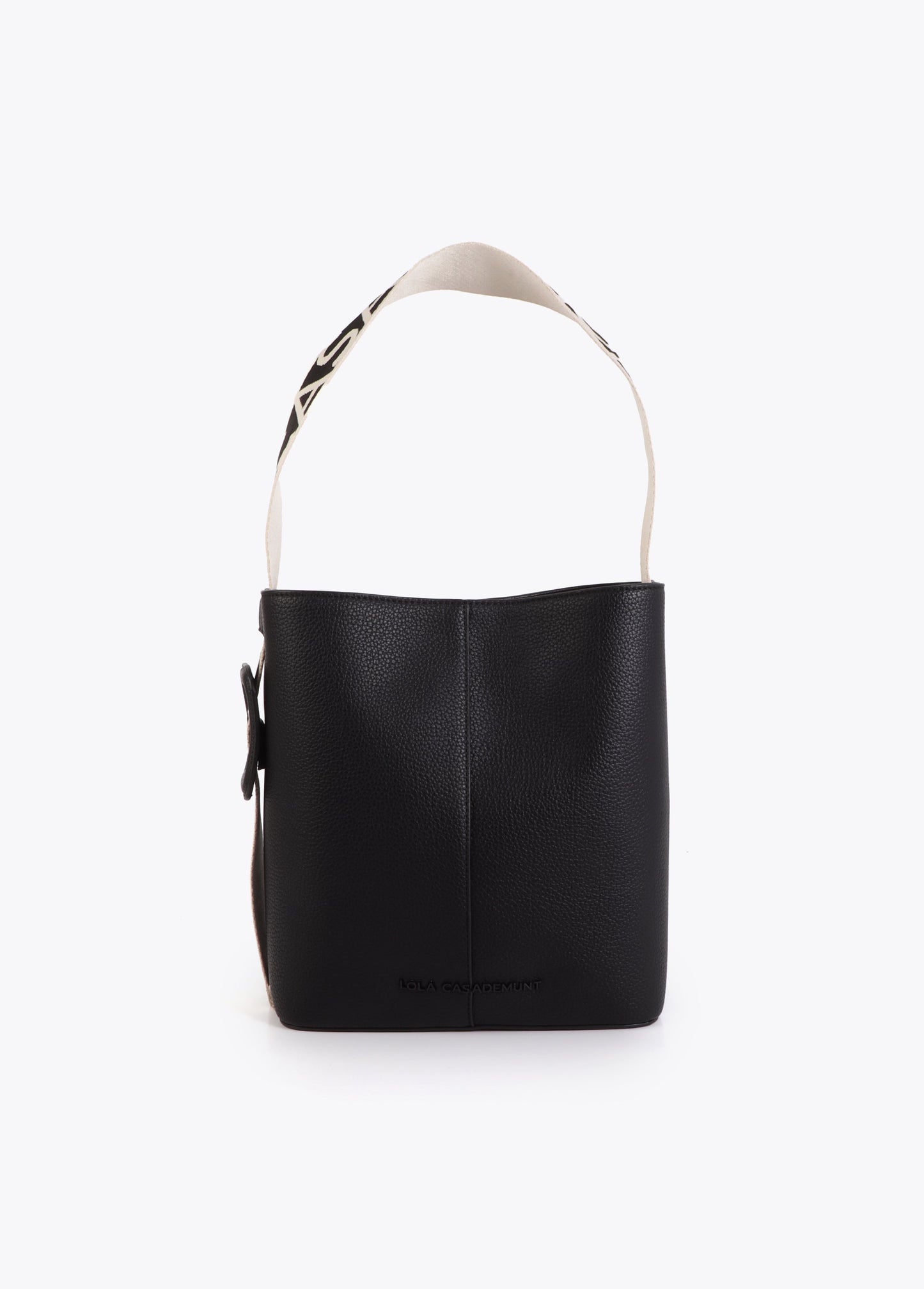 Contrast Handle Nylon Shopper