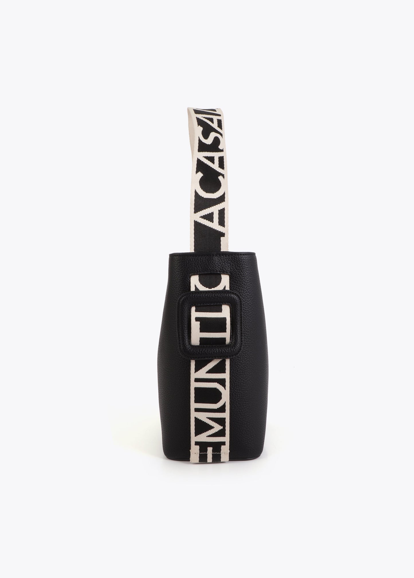 Contrast Handle Nylon Shopper