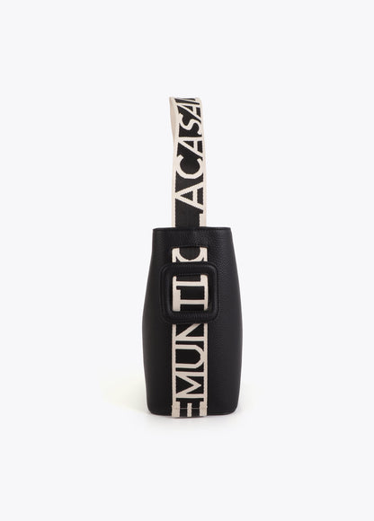 Contrast Handle Nylon Shopper