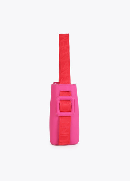 Contrast Handle Nylon Shopper