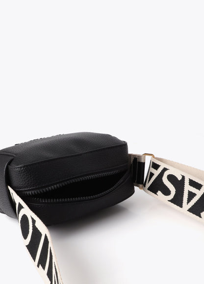 Contrast Strap Nylon Crossbody